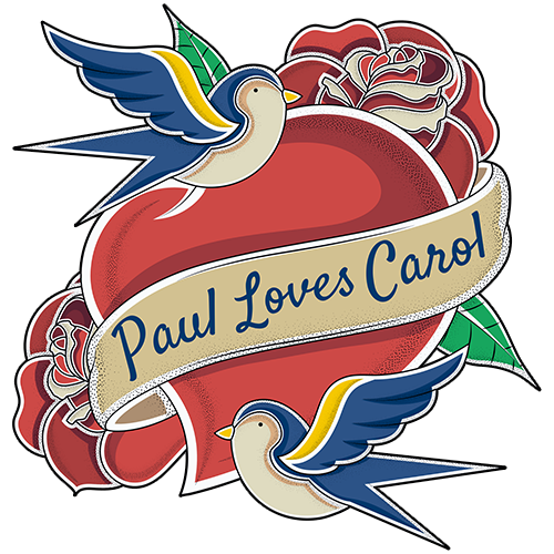 TATTOO Paul loves Carol